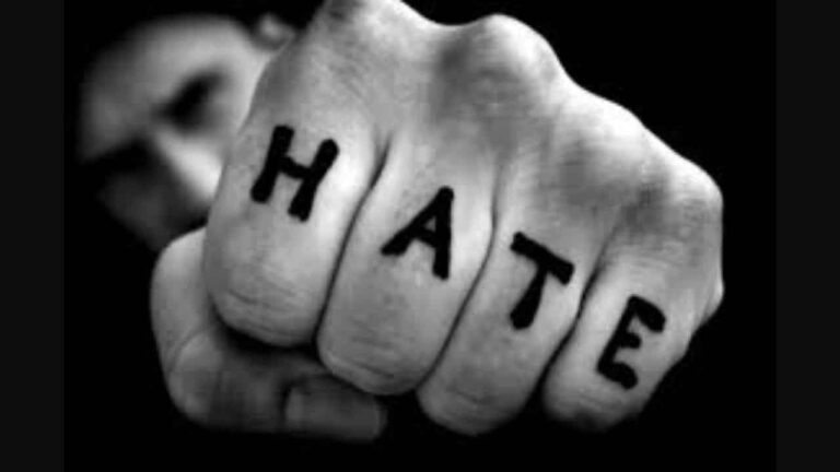 Let go of the burden of hate