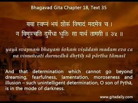 The Mind Is A Persecutor Who Pretends To Be The Persecuted Gita 18.35
