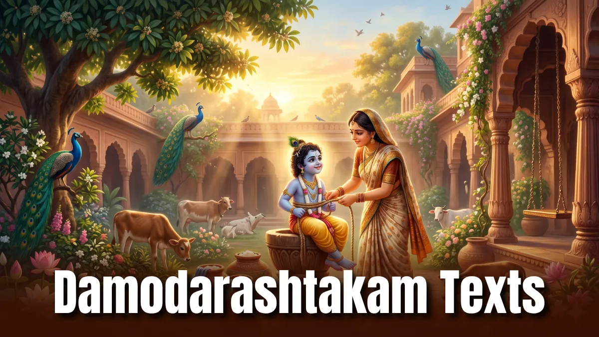 Damodarashtakam Texts