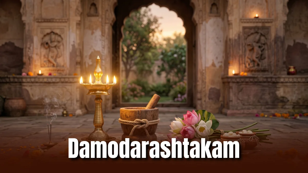Damodarashtakam