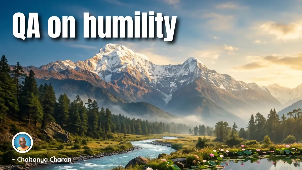 QA on humility