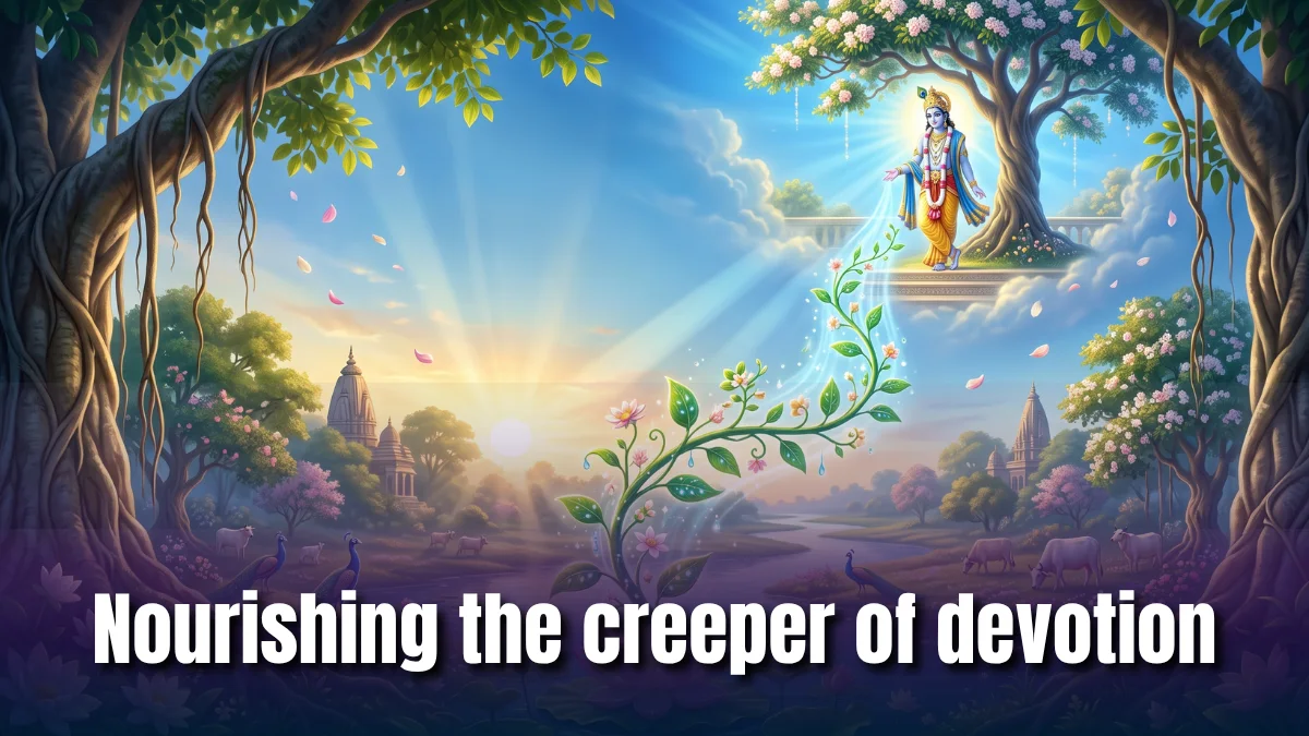 Nourishing the creeper of devotion