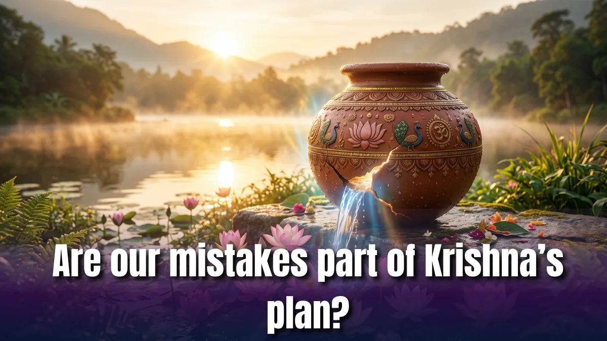 Are our mistakes part of Krishna’s plan?