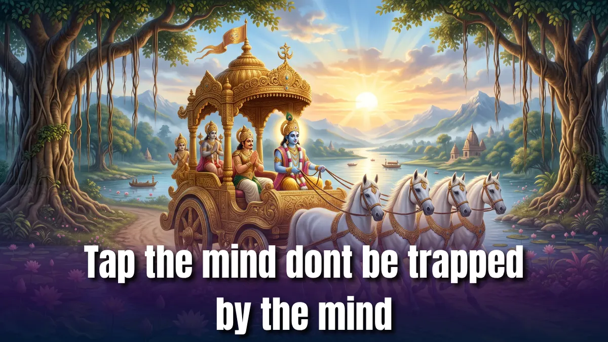 Tap the mind dont be trapped by the mind