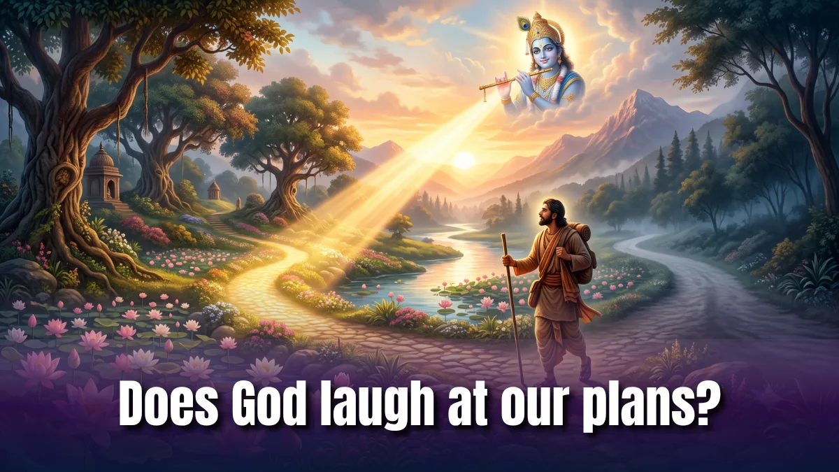 Does God laugh at our plans?